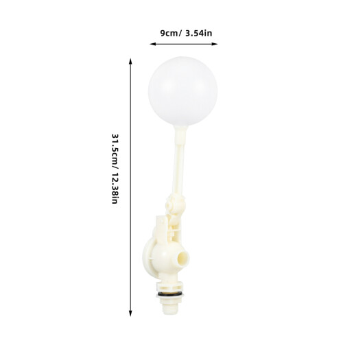 Automatic ABS Float Valve for Water Tanks Hydroponics Beige 2
