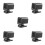 5Pcs Portable Car Plug Heater ABS Compact Foldable High Power Defogger 6
