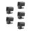 5Pcs Portable Car Plug Heater ABS Compact Foldable High Power Defogger 7