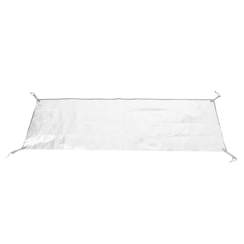 5Pcs Aluminum Foil Camping Mat Foldable Waterproof Silver Pe Tent Pad 1