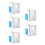 5Pcs Aluminum Foil Camping Mat Foldable Waterproof Silver Pe Tent Pad 5