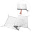 5Pcs Aluminum Foil Camping Mat Foldable Waterproof Silver Pe Tent Pad 11