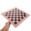 2Pièces Plateau D'échecs Bois Portable Accessoire Design 5