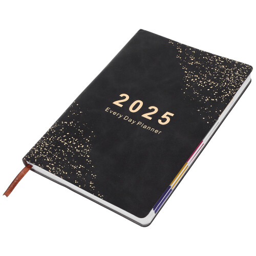 4Pcs PU Planner Book 2025 Daily Portable Writing Notebook 1