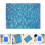30Pcs Plastic Ripple Water Sheets for DIY Miniature River Scene Craft 11