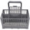 3Pcs Dishwasher Silverware Basket ABS Kitchen Rack Multipurpose Holder 2