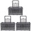 3Pcs Dishwasher Silverware Basket ABS Kitchen Rack Multipurpose Holder 4