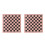 2Pièces Plateau D'échecs Bois Portable Accessoire Design 8