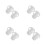 8Pcs Silicone Baby Bottle Sleeve Covers White Nursery Bottle Protector 8
