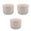 3Pcs White Ceramic Glaze Rice Cooker Pot Nonstick Insert for Home Use 3