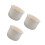 3Pcs White Ceramic Glaze Rice Cooker Pot Nonstick Insert for Home Use 4
