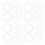 400Pcs Quick Install Silicone Seal Rings White Durable Jar Gaskets 4