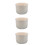 3Pcs White Ceramic Glaze Rice Cooker Pot Nonstick Insert for Home Use 5