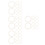 400Pcs Quick Install Silicone Seal Rings White Durable Jar Gaskets 10