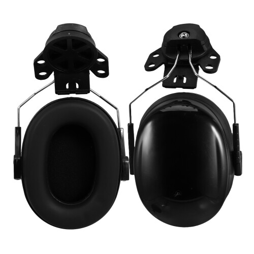 5Pcs Noise Cancelling Ear Muffs Black ABS for Construction Safety 2