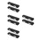 8Pcs PU Black Piccolo Travel Case with Soft Lining Organizer 4