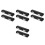 8Pcs PU Black Piccolo Travel Case with Soft Lining Organizer 6