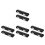 8Pcs PU Black Piccolo Travel Case with Soft Lining Organizer 9