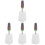 4Pcs White Cuticle Pusher Tool Nail Drill Bits for Acrylic Nail Art 4