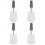 4Pcs White Cuticle Pusher Tool Nail Drill Bits for Acrylic Nail Art 7