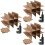3Sets Beige Cardboard Dividers for Boxes Durable Glassware Packing Kit 6