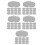75Pcs Grey Fabric Sweatbands for Safety Replacement Liner 8