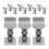 60Pcs High-Level Grey Plastic Train Bridge Supports for Home Rails 2