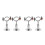 4Pcs Metal Wall Rack Single Holder for Home Decor 8