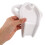 White Plastic Hygiene Tray Portable Antisplash Cup Support 4