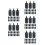 100Pcs Aquarium Air Stone Diffuser for Fish Tank Aeration 7