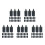 100Pcs Aquarium Air Stone Diffuser for Fish Tank Aeration 8