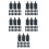 100Pcs Aquarium Air Stone Diffuser for Fish Tank Aeration 9