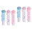 6Pcs Assorted Color Cat Paw Rubber Erasers Retractable Cute Stationery 6