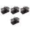 4Pcs Lightweight Plastic Bird Reptile Carrier Coffee Decorative Cage 7
