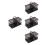 4Pcs Lightweight Plastic Bird Reptile Carrier Coffee Decorative Cage 10
