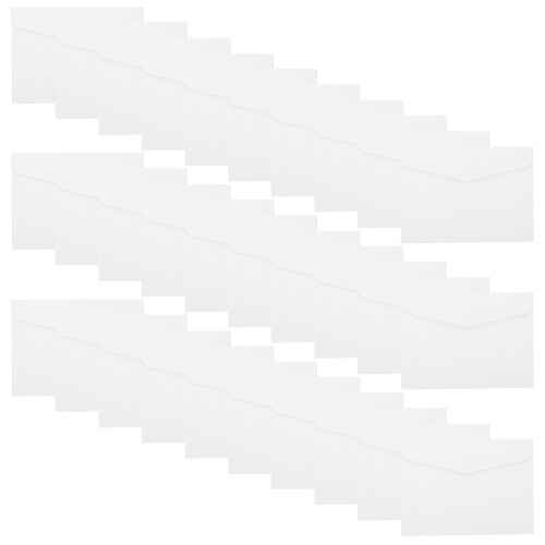 400Pcs White Paper Envelopes Plain Kraft Card Storage for Greeting Use 1