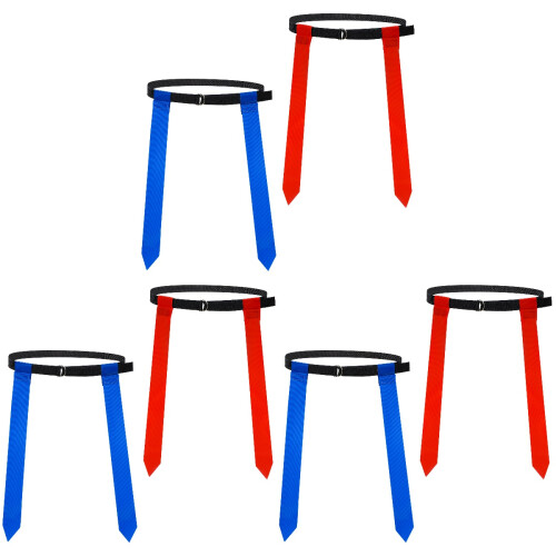 30Pièces Ceintures De Football Ajustables Avec Drapeaux Multicolores 1