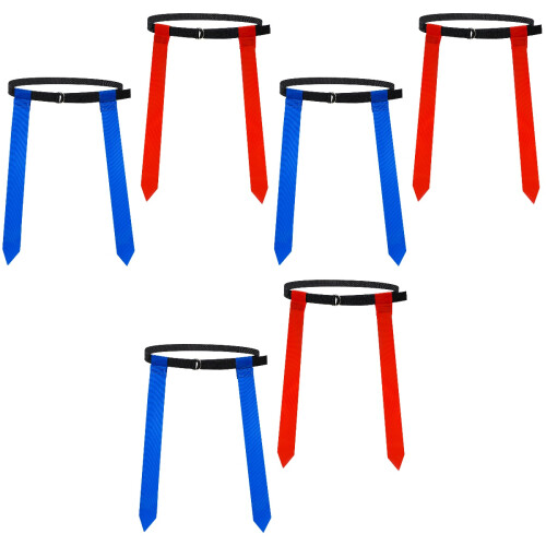 30Pièces Ceintures De Football Ajustables Avec Drapeaux Multicolores 2