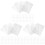 600Pcs Transparent Pe Bubble Pouch Bags Protective Packing for Storage 4