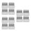 12Pcs Metal Bunny Food Dispenser Silver Iron Durable Rabbit Feeder Box 5
