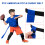 30Pièces Ceintures De Football Ajustables Avec Drapeaux Multicolores 9