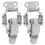 10Pairs Silver Stainless Steel Spring Toggle Latch Toolbox Lock Clasp 3