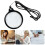Magnifying Glass Clarities Neck Cord ABS Frame Magnifier-Black 3