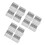 12Pcs Metal Bunny Food Dispenser Silver Iron Durable Rabbit Feeder Box 10
