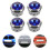 2Sets Lightweight Plastic and Steel License Plate Frame Fixing Screws 3