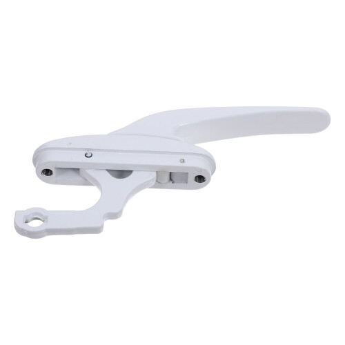 4Pcs White Zinc Alloy Window Latch and Handle Smooth Offset Locking 2