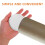 50St Plastic Einddop Wit Voor Mailing Buizen En Poster Opbergen 8