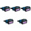 5Pcs Welding Protective Glasses Dark Hole Comfortable Fit 5