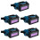 5Pcs Welding Protective Glasses Dark Hole Comfortable Fit 8