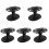 5Pcs Black Desktop Scissors Holder Rack for Barber Tools Organization 4